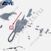 Замок двери задней левой A0997300001 Mercedes S-class W223