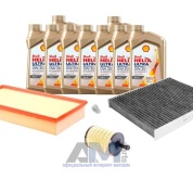 Комплект фильтров для ТО-1/3 Touareg 2.5 TDI с маслом Shell 0W30