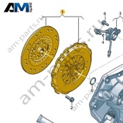 Комплект сцепления (диск/корзина) VAG 04L141015G