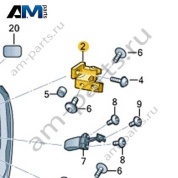 Петля задней двери нижняя VAG 8K0831402P Skoda 2019-2026