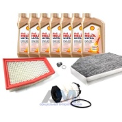 Комплект фильтров для ТО-1/3 Audi A5 (8T) 4.2FSI RS5 с маслом Shell 0W30