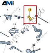 Крепеж кабеля VAG 1T0971615BK
