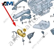 Корпус распределителя воздуха Audi A6 (C8) 2019-2024 4K1819725