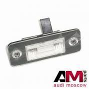 Плафон подсветки номерного знака левый Ауди А8 (D3) 4E0943021