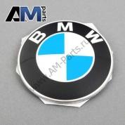 Эмблема BMW передняя BMW 5 серии F10 рестайлинг (хром) 51147057794