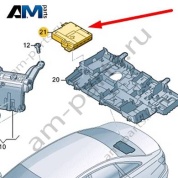 Распределитель потенциалов Audi A6 (C8) 2019-2024 4K0937517