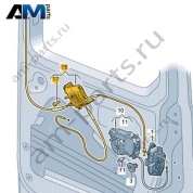 Замок с дистанционным управлением Volkswagen id-Buzz 2023-2024 1T3843654H