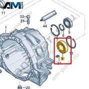 Радиальный шарикоподшипник VAG 0CS311966