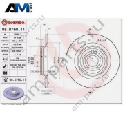 Задние тормозные диски 08.D760.11 BREMBO для Мерседес GLB 220/250