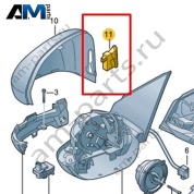 Индикатор смены полосы Volkswagen Taigo 2022-2024 2G7949145