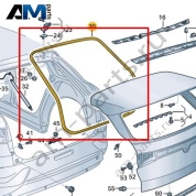 Уплотнитель Volkswagen id4/id5 2021-2024 11A827705C