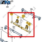 Поперечная труба Volkswagen AMAROK 2017-2022 2H6804133