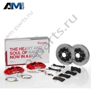 Передние диски 8-бороздок с черными суппортами BREMBO 1N2.9518A1 для Porsche Panamera I