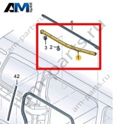 Направляющая для сдвижной двери Volkswagen id-Buzz 2023-2024 1T3843860B