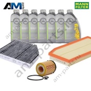 Комплект фильтров MANN с маслом 5W30 229.52 для ТО-1 Mercedes C180