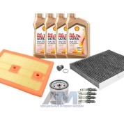 Комплект фильтров для ТО-2 Fabia 1.6MPI с маслом Shell 0W30