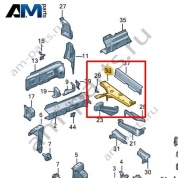 Лонжерон Volkswagen id3 2020-2024 1EA803352