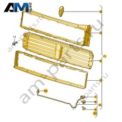 Решетка воздухозаборника Volkswagen Jetta VII 2020-2024 17A122321B