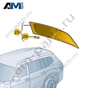 Заднее стекло VAG 3GJ845051BNVB на Volkswagen 2025-2026