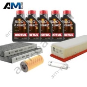 Комплект ТО-2/4 БМВ 5 серии 520d с маслом Motul N47