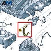 Соединительный шланг VAG 06K133583AF