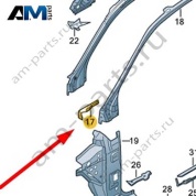 Перегородка Audi Q8 2019-2024 4M8810241B