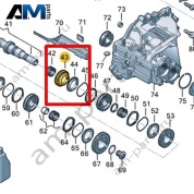 Свободно вращающаяся шестерня VAG 0C9311131N