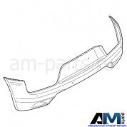 Бампер задний на Audi R8 4S0807303BGRU