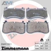 Передние тормозные колодки (22697.170.1) Zimmermann на Mercedes GLE V167 300d