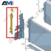 Уплотняющая полоса Volkswagen Jetta VII 2020-2024 17A121332