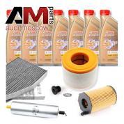 Набор ТО-2_4 для Ауди А6 (C6) 3.0TDI (163_232 л.с.) с маслом Castrol 5W30 (504_507)