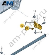 Облицовка порога Volkswagen id-Buzz 2023-2024 1T3854855