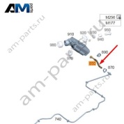Шланг регенерации от фильтра для Mercedes W465 AMG G63 (M177) A2024766526