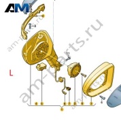 Механизм зеркала левый 5HG857507A9B9 для Volkswagen Golf 8 2019-2026