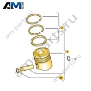 Поршень в сборе VAG 06H107065DN