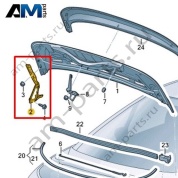 Петля капота левая Volkswagen id3 2020-2024 10A823301A