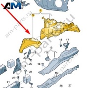 Опора Audi A8 (D5) 2018-2024 4N0806151D