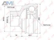 ШРУС наружный LYNX для Audi A5 (8T) 2007-2016 CO-3833