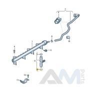 Уплотнитель форсунки верх 04E906907F Volkswagen Caddy (2021-2023) 1.6SRE(110/90л.с.)