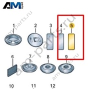 Защитная пленка (самоклеящаяся) Volkswagen id-Buzz 2023-2024 1T3843380