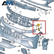 Направляющий профиль Volkswagen id4/id5 2021-2024 11A807184A