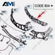 Наполнитель переднего бампера правая часть A2128850037 для Mercedes E-class W212
