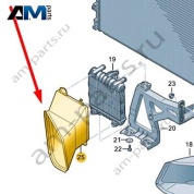 Воздуховод Audi A7 (C8) 2019-2024 4K8121764A