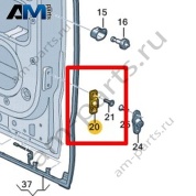 Стопорная цапфа Volkswagen id-Buzz 2023-2024 1T3843841A