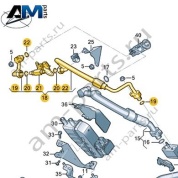Трубопровод хладагента Audi Q8 e-tron 2024-2024/Audi e-tron 2019-2023 4KR816740A