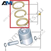 Комплект поршневых колец VAG 03N198151