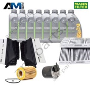 Комплект фильтров MANN с маслом 5W30 229.52 для ТО-2 Mercedes S350