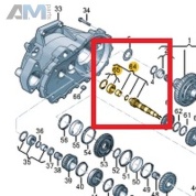 Ведомый вал VAG 02U311198D