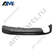 Спойлер заднего бампера темный хром (две трубы слева) Ауди A5 (F5) 2016-2025 8W6807521BRU6