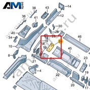 Соединительный элемент Volkswagen id3 2020-2024 1EA803510